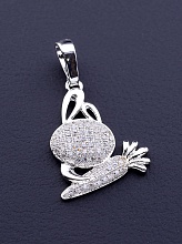 картинка Кулон 'XUPING' Фианит (родий) от магазина Wolves