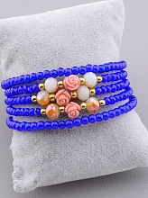 картинка Браслет Чешский хрусталь Полимерная глина 100 см от магазина Wolves