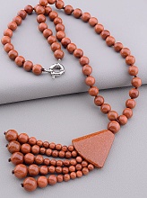 картинка Бусы Золотой Песок 63 см от магазина Wolves