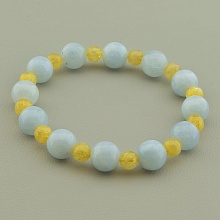 картинка Браслет 'SUNSTONES' Цитрин Кварц 19 см от магазина Wolves