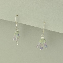 картинка Серьги 'SUNSTONES' Флюорит Серебро(925) от магазина Wolves