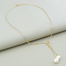 картинка Подвеска 'XUPING' Майорка 55 см (позолота-родий) от магазина Wolves