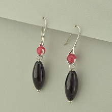 картинка Серьги Агат Кварц от магазина Wolves