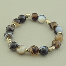 картинка Браслет 'SUNSTONES' Агат 17 см от магазина Wolves