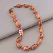 картинка Бусы Сердолик 47 см от магазина Wolves