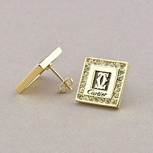 картинка Серьги Фианит  (позолота 14k (лимонная)) от магазина Wolves