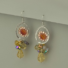 картинка Серьги Чешский хрусталь от магазина Wolves