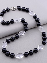 картинка Бусы Агат Горный хрусталь 61 см от магазина Wolves