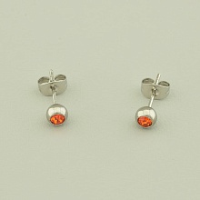 картинка Серьги 'XUPING' Фианит (родий) от магазина Wolves