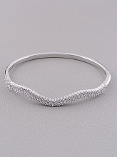 картинка Браслет 'XUPING' Фианит 17 см (родий) от магазина Wolves