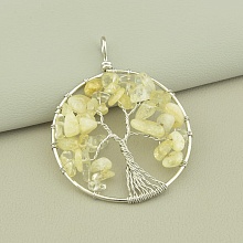 картинка Кулон Цитрин 60x50мм от магазина Wolves