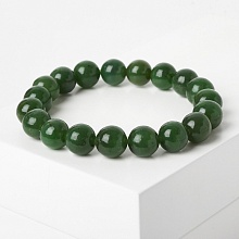 картинка Элитный Браслет Хризопраз на резинке от магазина Wolves