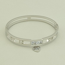 картинка Браслет 'XUPING' Фианит 17 см (родий) от магазина Wolves