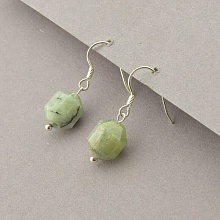 картинка Серьги 'SUNSTONES' Амазонит Серебро(925) от магазина Wolves