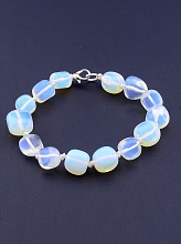 картинка Браслет Лунный камень 19 см от магазина Wolves