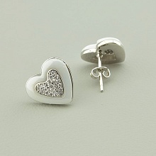 картинка Серьги 'XUPING' Фианит (родий) от магазина Wolves