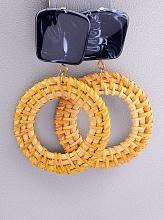 картинка Серьги 'FJ'  Лоза13 09 г от магазина Wolves