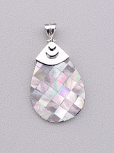 картинка Кулон Перламутр 55x33мм от магазина Wolves