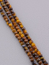 картинка Нитка Тигровый глаз 40 см 2 мм (Без замка) от магазина Wolves