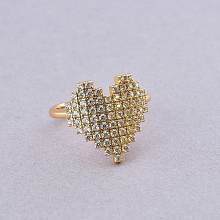 картинка Кольцо 'XUPING' Фианит (позолота 18к) от магазина Wolves