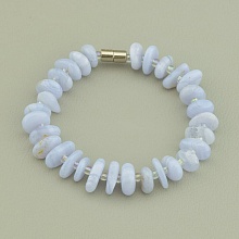 картинка Браслет 'SUNSTONES' Сапфирин 17 см от магазина Wolves