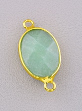 картинка Коннектор Нефрит 18x12мм от магазина Wolves