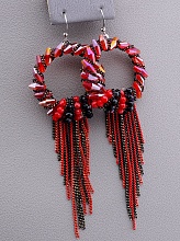 картинка Серьги Чешский хрусталь от магазина Wolves