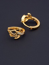 картинка Серьги 'XUPING' Фианит (позолота 18к) от магазина Wolves