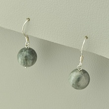 картинка Серьги 'SUNSTONES' Орлинный глаз Серебро(925) от магазина Wolves