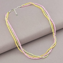 картинка Подвеска 'SUNSTONES' Циркон Серебро(925) 40 см от магазина Wolves