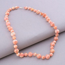 картинка Бусы 'SUNSTONES' Родохрозит Серебро(925) 44 см от магазина Wolves