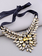 картинка Подвеска 'FJ' Фианит Ткань 60 см от магазина Wolves