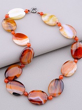 картинка Бусы Агат Сердолик 47 см от магазина Wolves