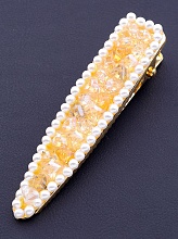 картинка Заколка Чешский хрусталь 'FJ' от магазина Wolves