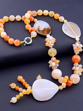 картинка Бусы Сердолик 57 см от магазина Wolves