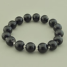 картинка Браслет 'SUNSTONES' Агат Бисер 17 см от магазина Wolves