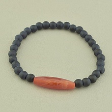 картинка Браслет 'SUNSTONES' Сердолик Шунгит 20 см от магазина Wolves