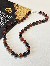 картинка Элитные Бусы Агат (Медный) на карабине от магазина Wolves