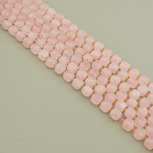 картинка Нитка Розовый кварц 39 см (Без замка) от магазина Wolves