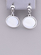 картинка Серьги 'Stainless Steel' Перламутр от магазина Wolves