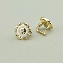 картинка Серьги 'XUPING' Фианит (позолота 18к (лимонная)) от магазина Wolves