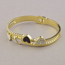 картинка Браслет 'XUPING' Эмаль 18 см (позолота 18к (лимонная)) от магазина Wolves