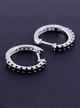 картинка Серьги 'XUPING' Фианит (родий) от магазина Wolves