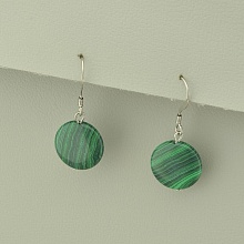 картинка Серьги 'SUNSTONES' Малахит от магазина Wolves