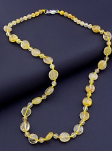 картинка Бусы 'SUNSTONES' Волосатик 46 см от магазина Wolves