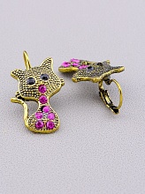 картинка Серьги 'Fashion' Сrystal Бижутерный сплав от магазина Wolves