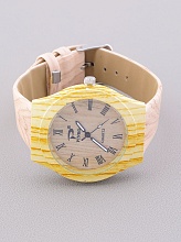 картинка Часы Наручные, бежевые, Эко кожа от магазина Wolves