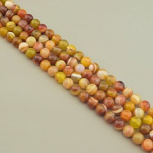 картинка Нитка Агат 38 см 10 5 мм (Без замка) от магазина Wolves