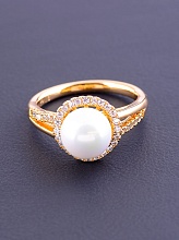картинка Кольцо 'XUPING' Майорка (позолота 18к) от магазина Wolves