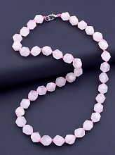 картинка Бусы 'SUNSTONES' Розовый кварц  45 см от магазина Wolves